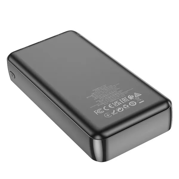 Внешний аккумулятор (павербанк) Hoco J100A High-ranking 20000mAh 10.5W Black  Фото №1