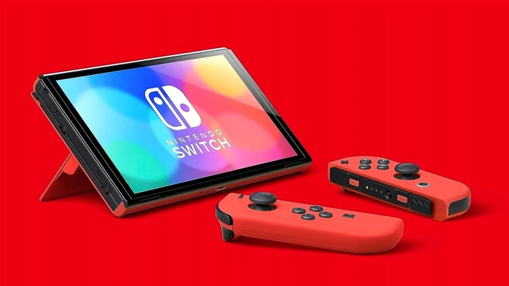 Портативная игровая приставка Nintendo Switch OLED Model Mario Red Edition (045496453633)  Фото №9