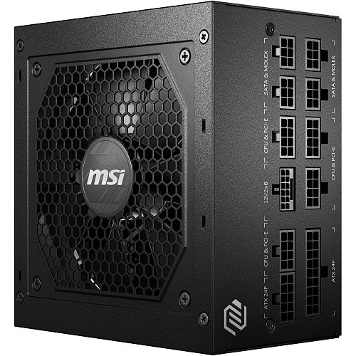 Блок живлення MSI MAG A850GL PCIE5  Фото №8