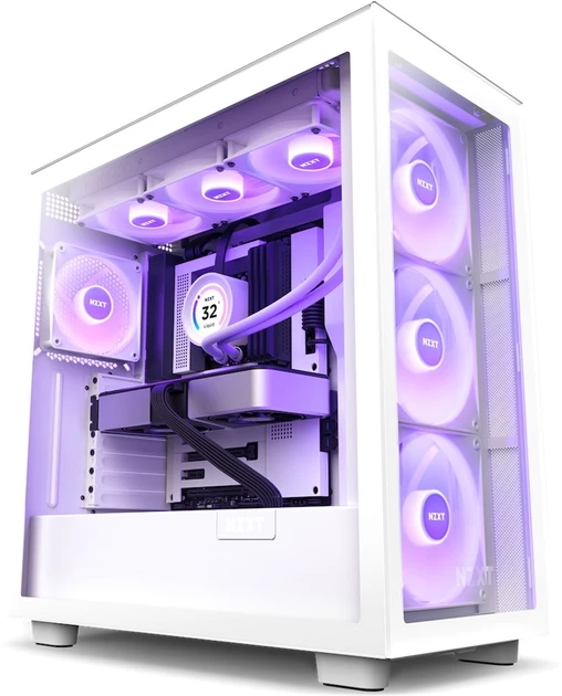 Водяное охлаждение NZXT Kraken Elite 360 ??RGB White (RL-KR36E-W1)  Фото №3