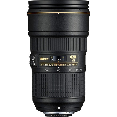 Универсальный объектив Nikon AF-S Nikkor 24-70mm f/2,8E ED VR (JAA824DA)  Фото №0