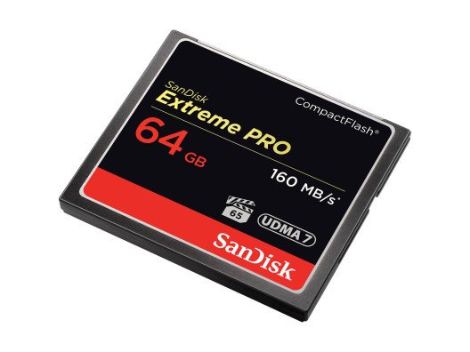 Карта памяти SanDisk 64 GB Extreme Pro CompactFlash SDCFXPS-064G-X46  Фото №0