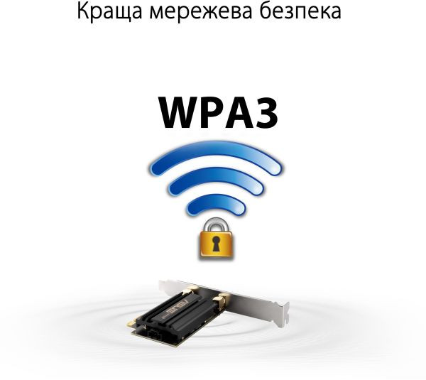 Wi-Fi-адаптер Asus PCE-AXE59BT (90IG07I0-MO0B00)  Фото №4