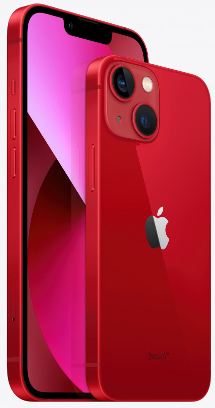 Смартфон Apple iPhone 13 128GB Dual Sim PRODUCT RED (MLDX3)  Фото №1