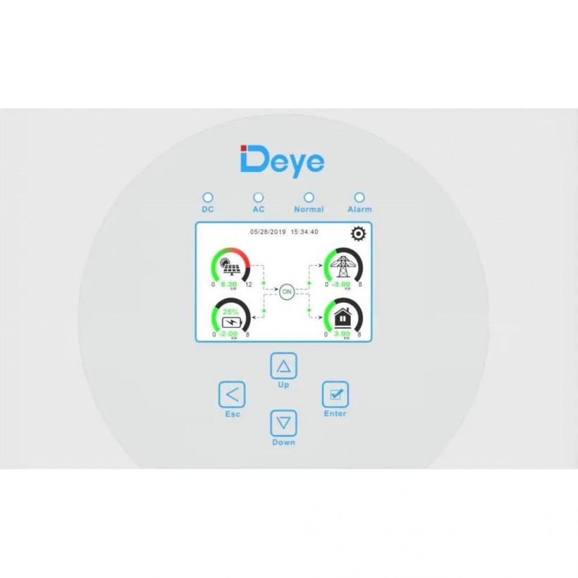 Гібридний сонячний інвертор (hybrid) Deye SUN-6K-SG03LP1-EU WiFi  Фото №2