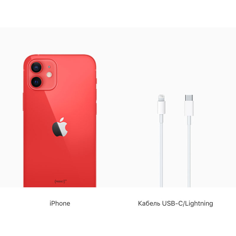 Смартфон Apple iPhone 12 mini  128GB Product Red (MGE53/MG8N3)  Фото №3