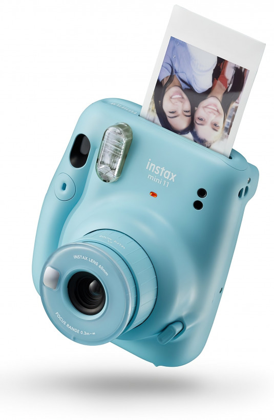 Фотокамера мгновенной печати Fujifilm Instax Mini 11 Sky Blue (16655003)иттєвого друку Fujifilm Instax Mini 11 Sky Blue (16655003) (Sky Blue) + Фотобу  Фото №2