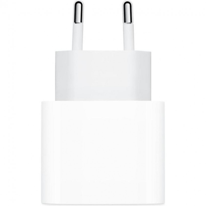 Мережевий зарядний пристрій Apple 20W USB-C White (MHJA3)  Фото №0