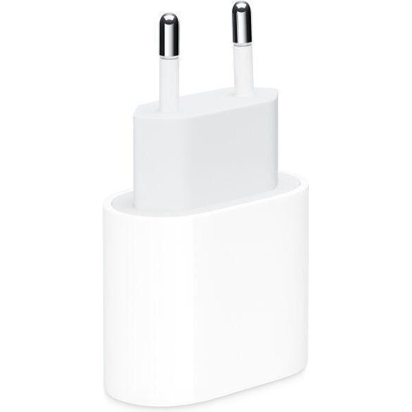 Мережевий зарядний пристрій Apple 20W USB-C White (MHJA3)  Фото №3