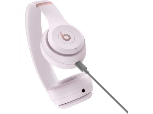 Наушники с микрофоном Beats by Dr. Dre Solo 4 Cloud Pink (MUW33)  Фото №2