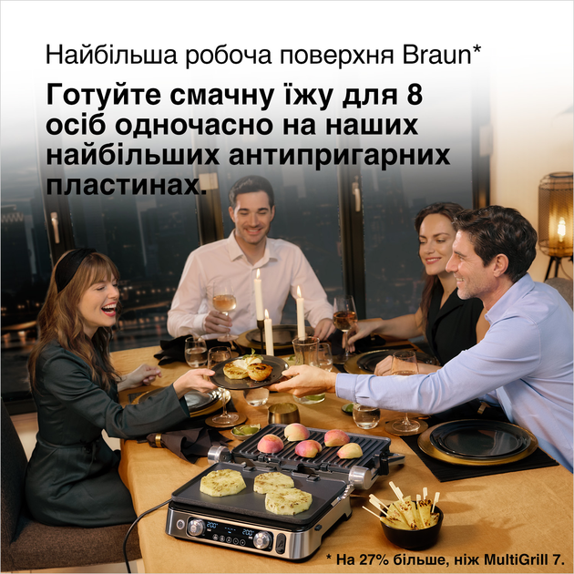 Электрогриль прижимной Braun Multigrill 9 Pro CG 9160  Фото №9