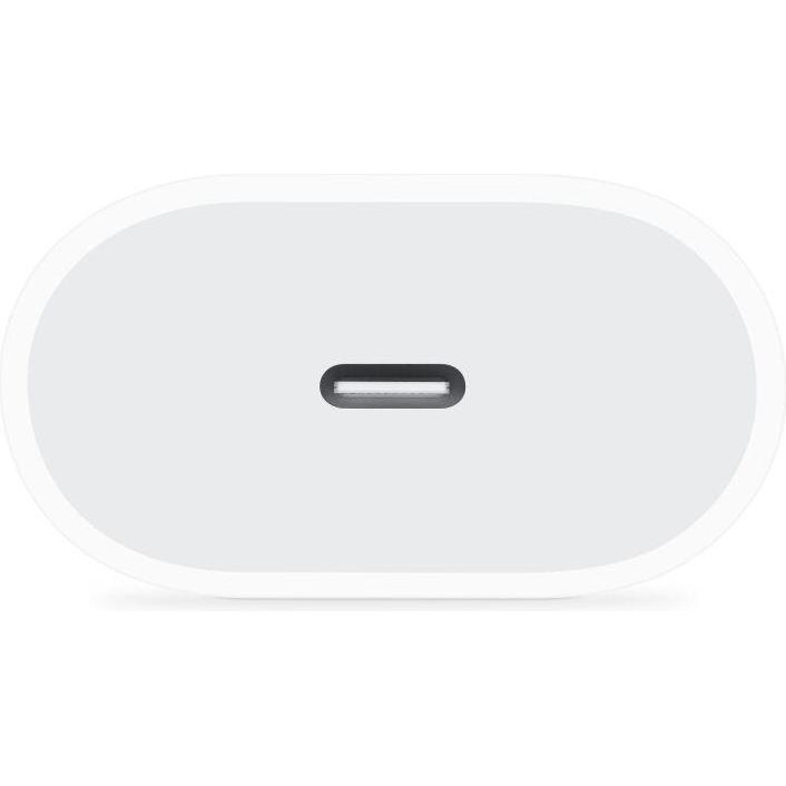 Сетевое зарядное устройство Apple 20W USB-C White (MHJA3) (USA)  Фото №4