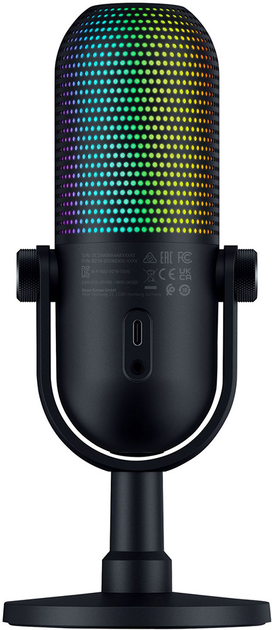 Мікрофон для ПК/ для стрімінгу, подкастів Razer Seiren V3 Chroma Black (RZ19-05060100-R3M1)  Фото №0