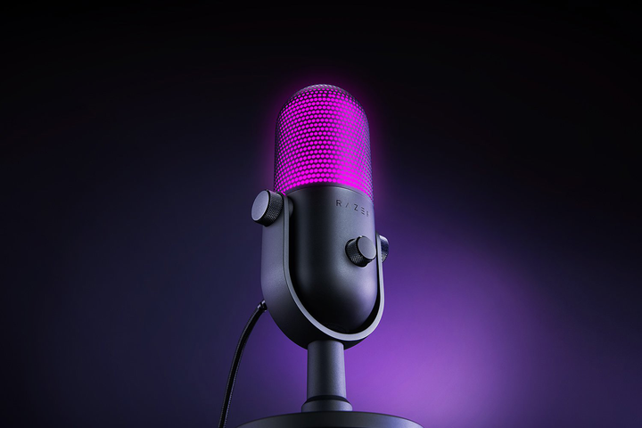 Мікрофон для ПК/ для стрімінгу, подкастів Razer Seiren V3 Chroma Black (RZ19-05060100-R3M1)  Фото №6