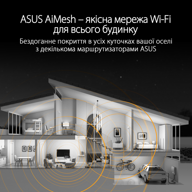 Беспроводной маршрутизатор (роутер) ASUS TUF Gaming BE3600 (90IG0900-MO9C00)  Фото №5