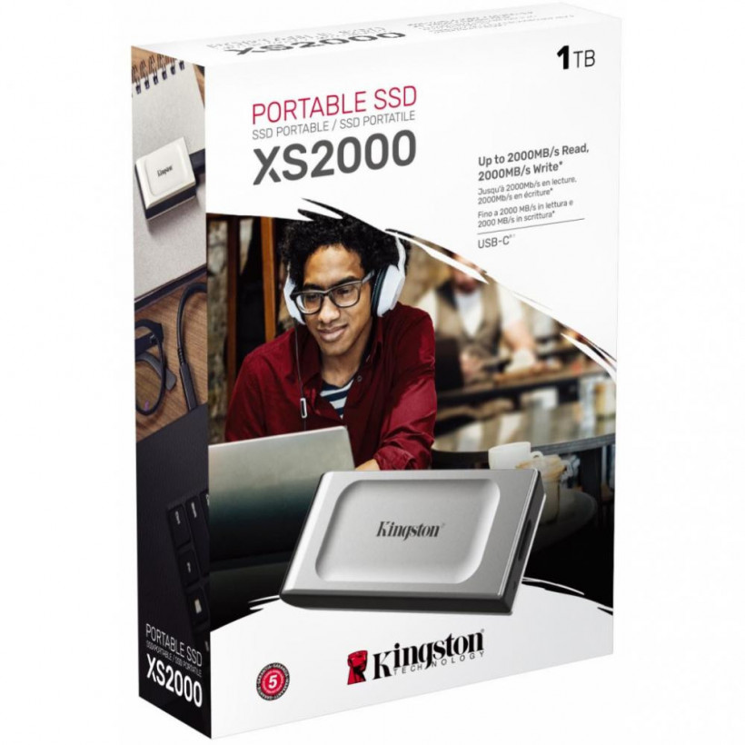 SSD накопичувач Kingston XS2000 1 TB (SXS2000/1000G)  Фото №2