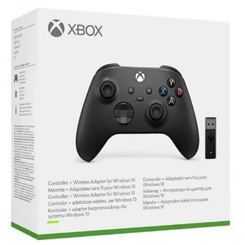 Геймпад Microsoft Xbox Series X S Wireless Controller S Wireless Controller Carbon Black + Wireless Adapter для Windows  Фото №3