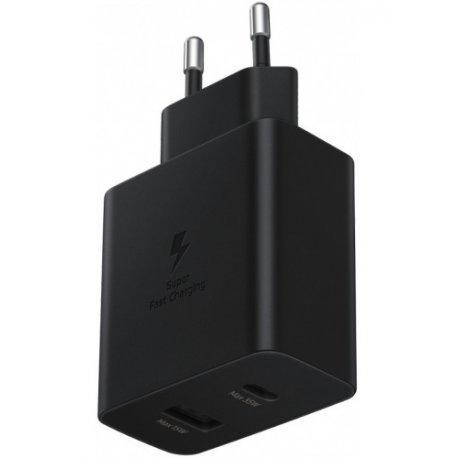 Сетевое зарядное устройство для Samsung 35W PD Power Adapter Duo Black (EP-TA220NBEGRU)  Фото №0