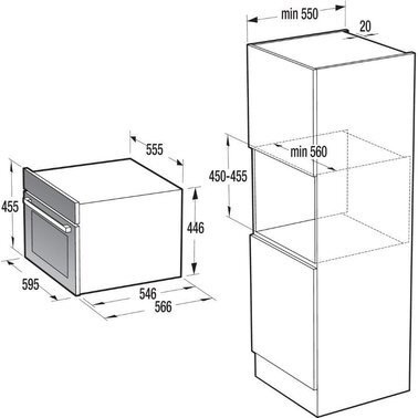 Духовка електрична Gorenje BCS547ORAW  Фото №1