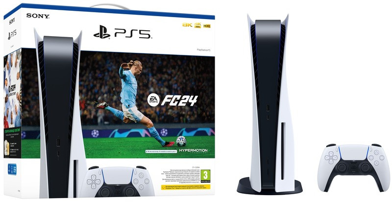 Стационарная игровая приставка Sony PlayStation 5 825GB EA SPORTS FC 24 Bundle (1000040036)  Фото №0