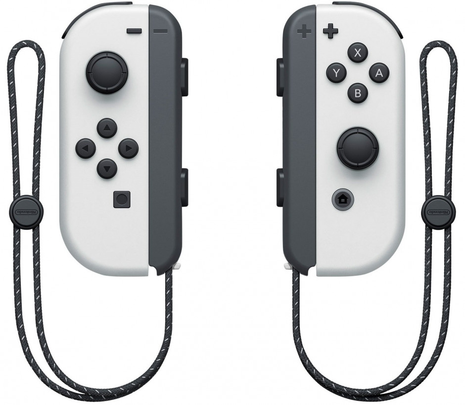 Портативная игровая приставка Nintendo Switch OLED with White Joy-Con (045496453435)  Фото №3