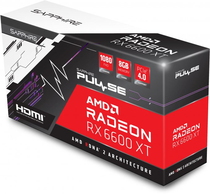 Відеокарта Sapphire Radeon RX 6600 XT PULSE (11309-03-20G)  Фото №4