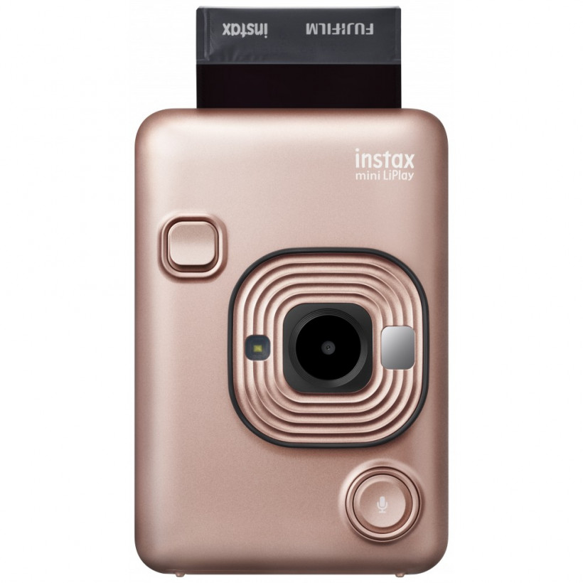 Фотокамера моментальной печати Fujifilm Instax Mini LiPlay Blush Gold (16631849)  Фото №2