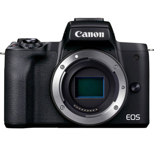 Беззеркальный фотоаппарат Canon EOS M50 Mark II kit (15-45mm + 55-200mm) IS STM Black (4728C041)  Фото №8