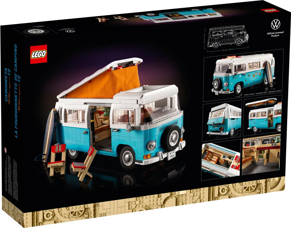 Авто-конструктор LEGO Volkswagen T2 Camper Van (10279)  Фото №3