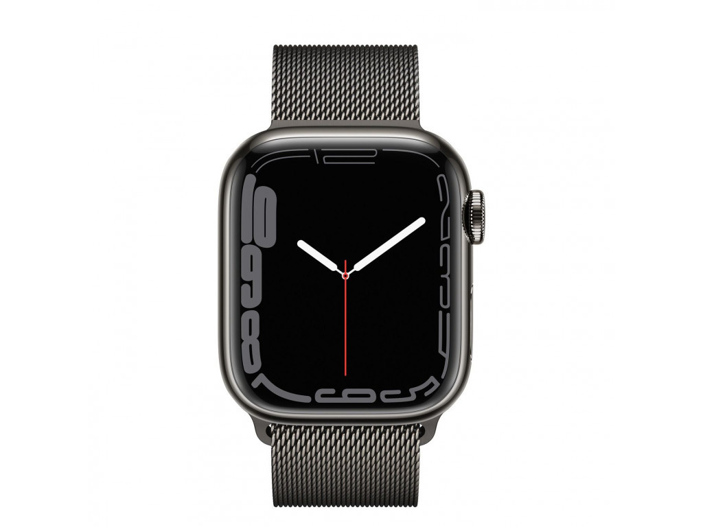 Смарт-годинник Apple Watch Series 7 GPS + Cellular 41mm Graphite Stainless Steel Case with Graphite   Фото №0