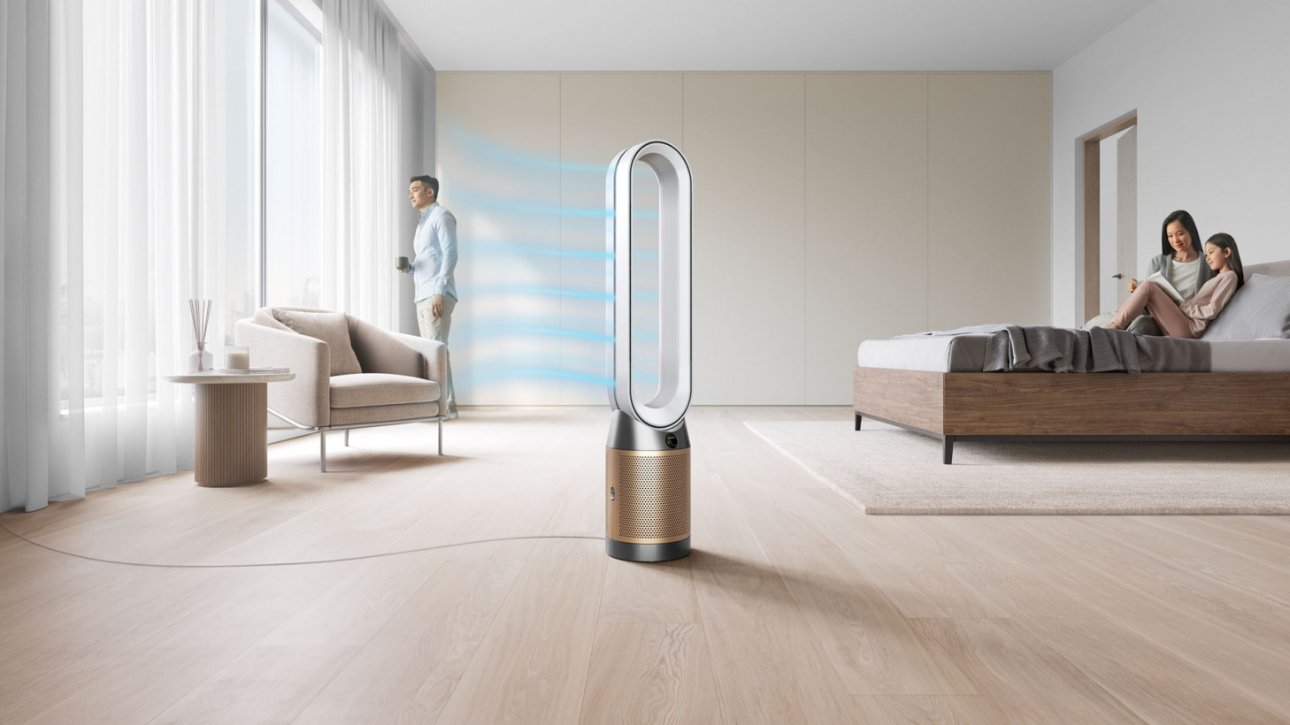 Очиститель воздуха Dyson Purifier Cool Formaldehyde TP09 Nickel/Gold  Фото №4