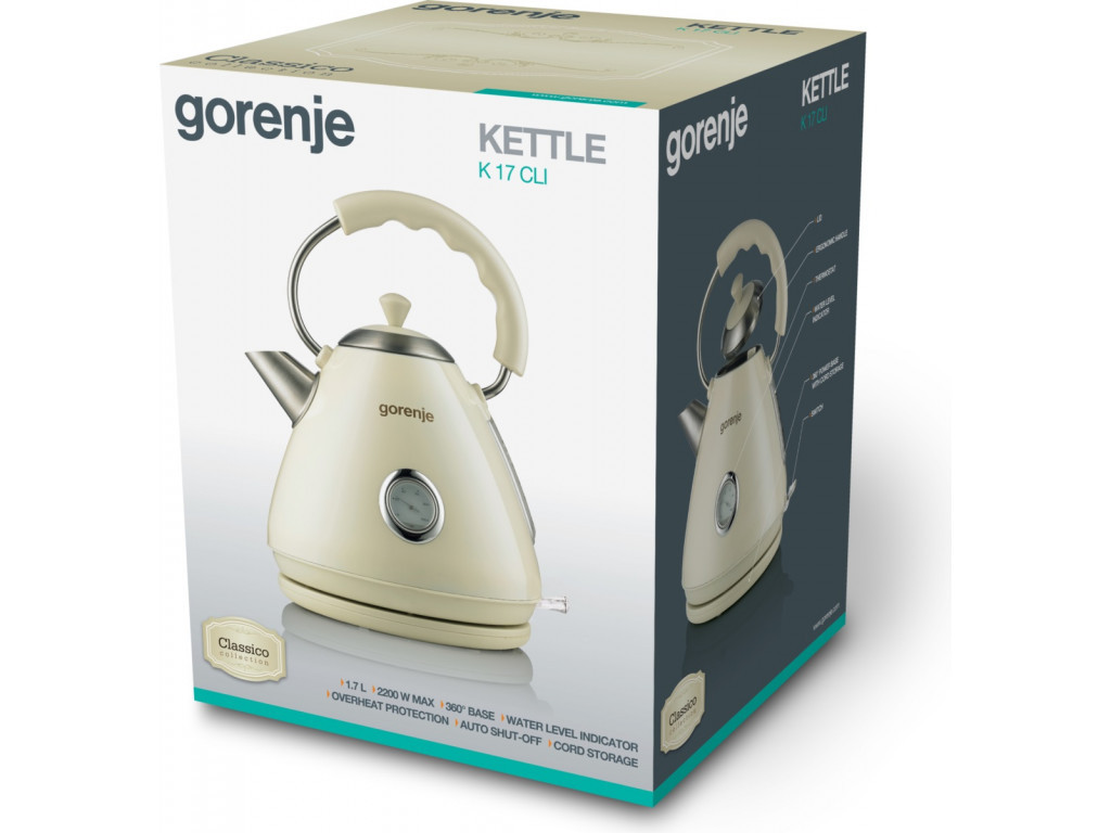 Електрочайник Gorenje K17CLI  Фото №5