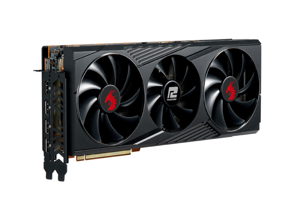 Відеокарта PowerColor Radeon RX 6800 XT 16 GB Red Dragon (AXRX 6800XT 16GBD6-3DHR/OC)  Фото №2