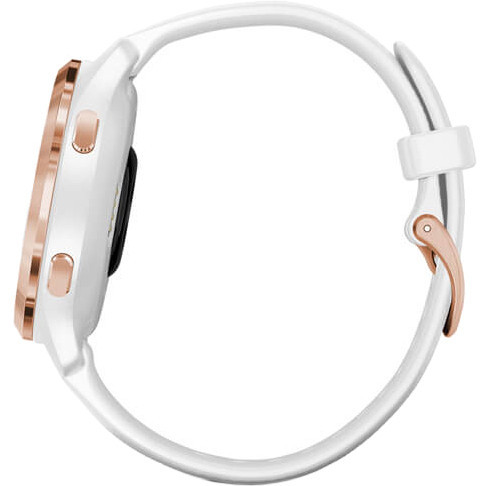 Смарт-годинник Garmin Venu 2S Rose Gold Bezel with White Case and Silicone Band (010-02429-13)  Фото №6