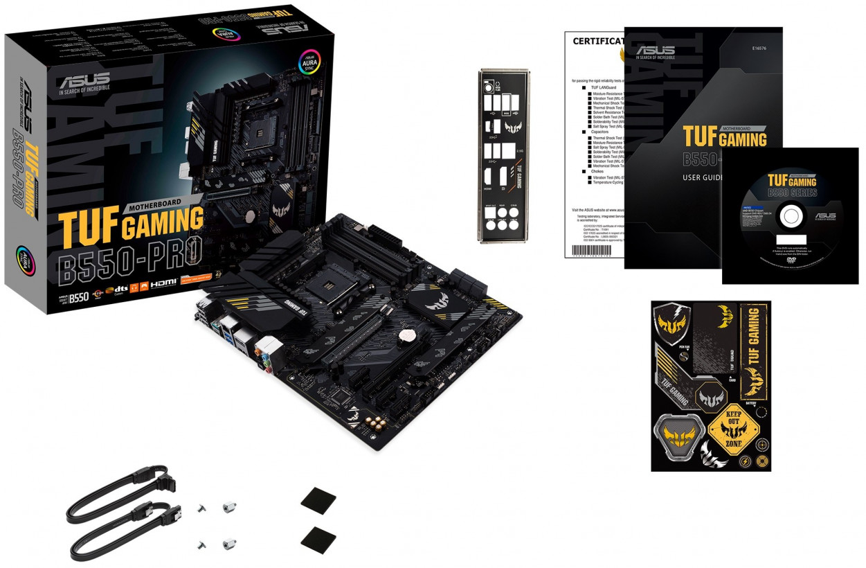 Материнская плата ASUS TUF GAMING B550-PRO  Фото №1