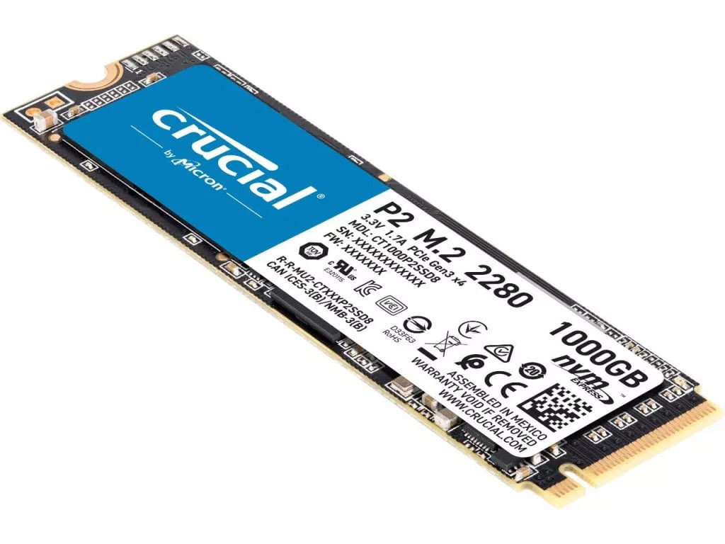 SSD накопитель Crucial P2 1 TB (CT1000P2SSD8)  Фото №0