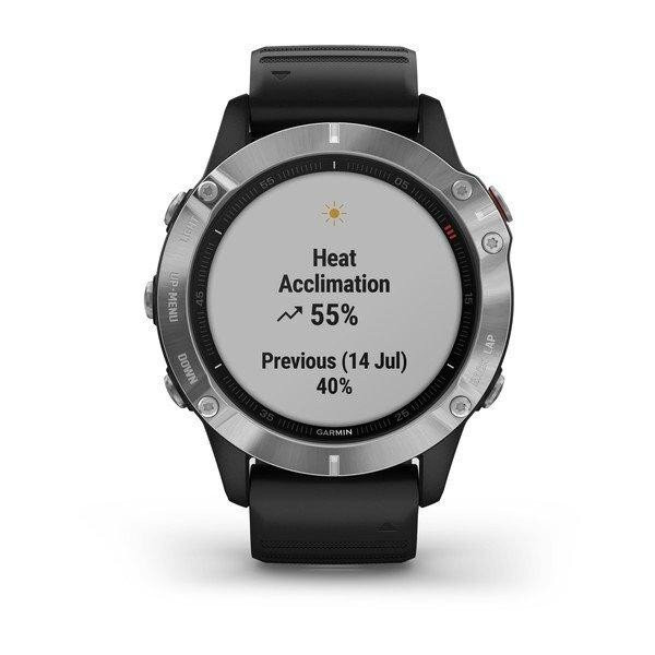 Спортивные часы Garmin Fenix 6 Silver (010-02158-00)  Фото №6