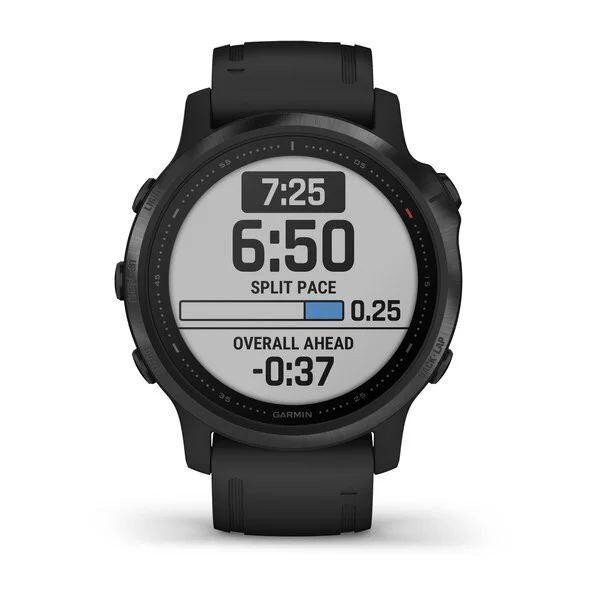 Спортивные часы Garmin Fenix 6S Pro Black With Black Band (010-02159-14/010-02159-13)  Фото №3