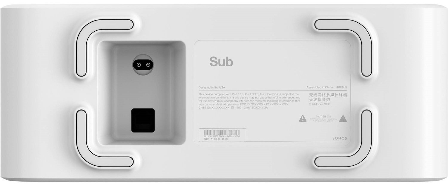 Сабвуфер активный Sonos Sub Gen.3 White (SUBG3EU1)  Фото №3