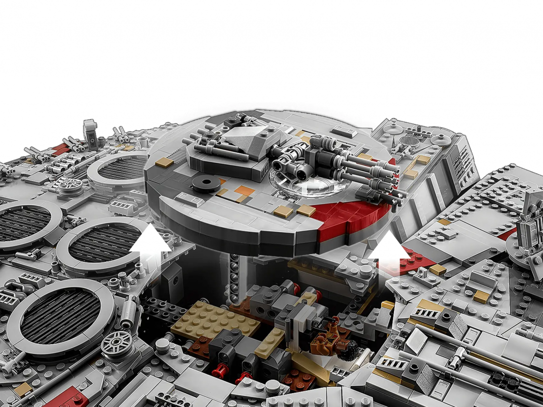 Блоковий конструктор LEGO Star Wars Сокіл Тисячоліття (75192)  Фото №4