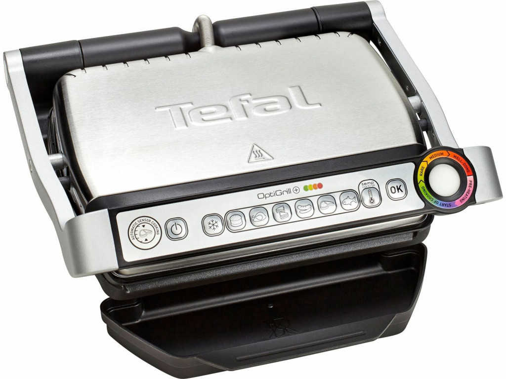 Електрогриль притискний Tefal OptiGrill+ GC712D12  Фото №0