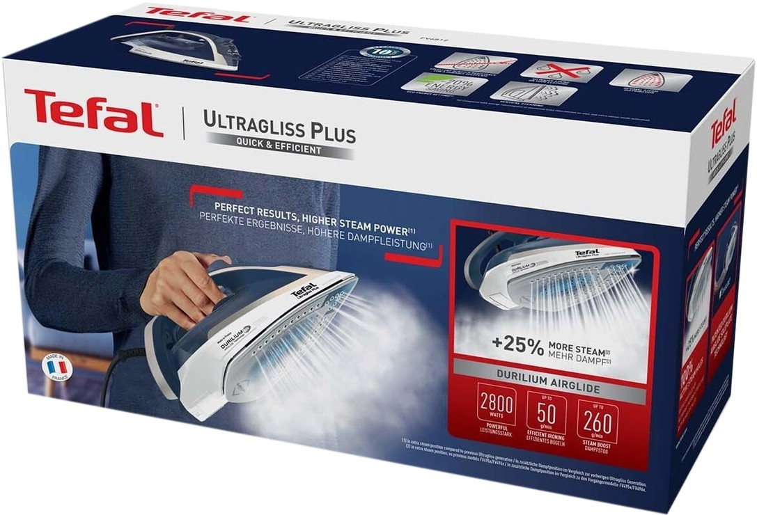 Утюг с паром Tefal Ultragliss Plus FV6812 (FV6812E0)  Фото №5