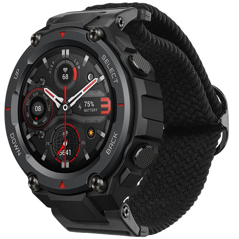 Смарт-часы Amazfit T-Rex Pro Meteorite Black  Фото №1