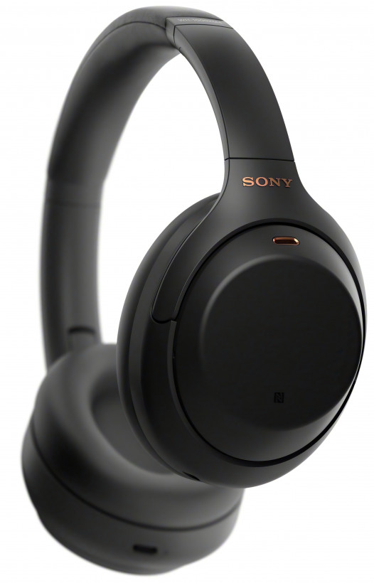 Наушники с микрофоном Sony WH-1000XM4 Black (WH1000XM4B)  Фото №2