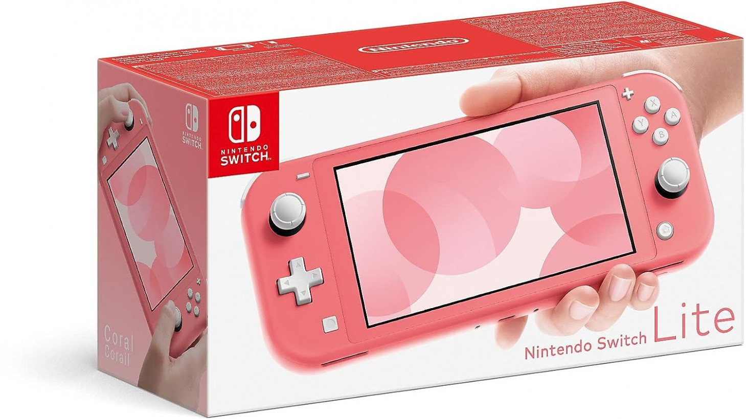 Портативная игровая приставка Nintendo Switch Lite Coral (045496453176)  Фото №2