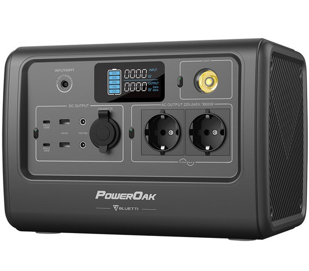 Зарядна станція BLUETTI PowerOak EB70 Portable Power Station 1000W 716Wh (PB930692)  Фото №0