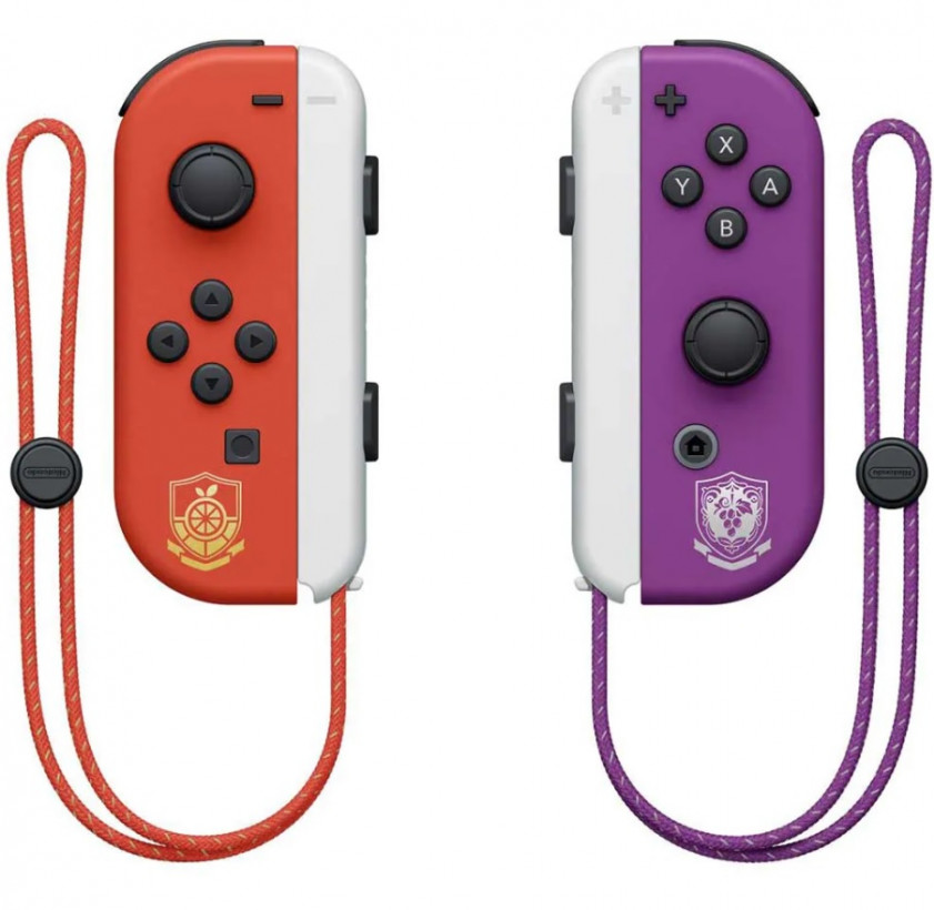 Игровая приставка Nintendo Switch OLED Pokemon Scarlet &amp; Violet Edition (Joy-Con Red/Violet)  Фото №1