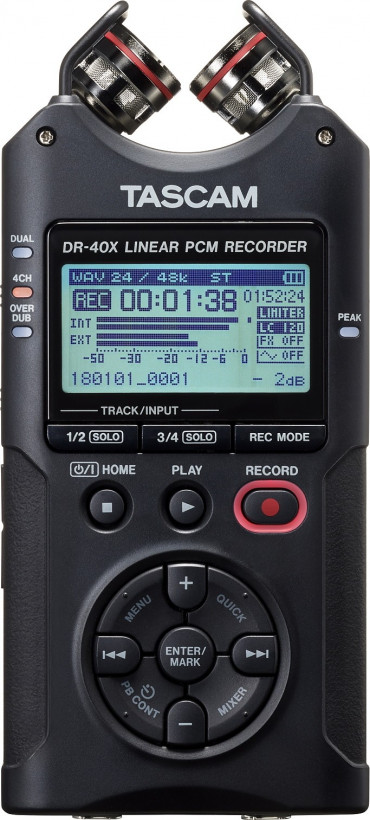 Цифровой диктофон Tascam DR-40X  Фото №1