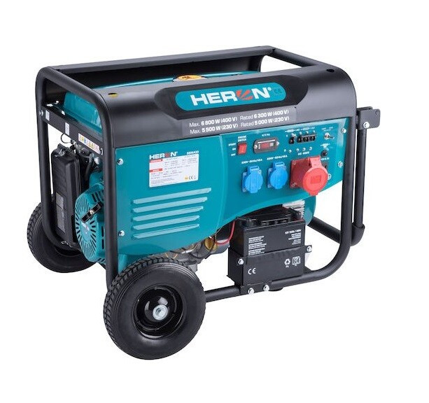 Бензиновый генератор Heron 15HP 6,8kW/8,5kVA (8896420)  Фото №2