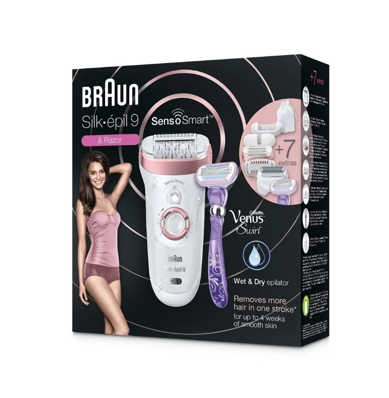 Епілятор Braun Silk-epil 9 SensoSmart SES 9870 Wet&amp;Dry  Фото №3